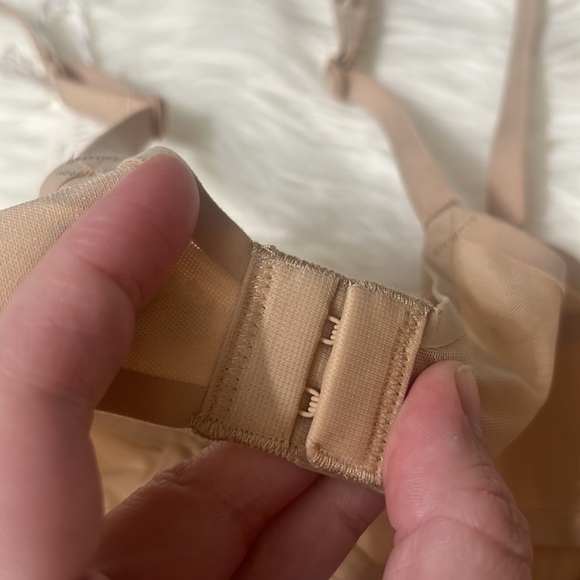 NWT Smoothez By Aerie Beige Underwire Mesh Balconette Bra 32B - Picture 8 of 11